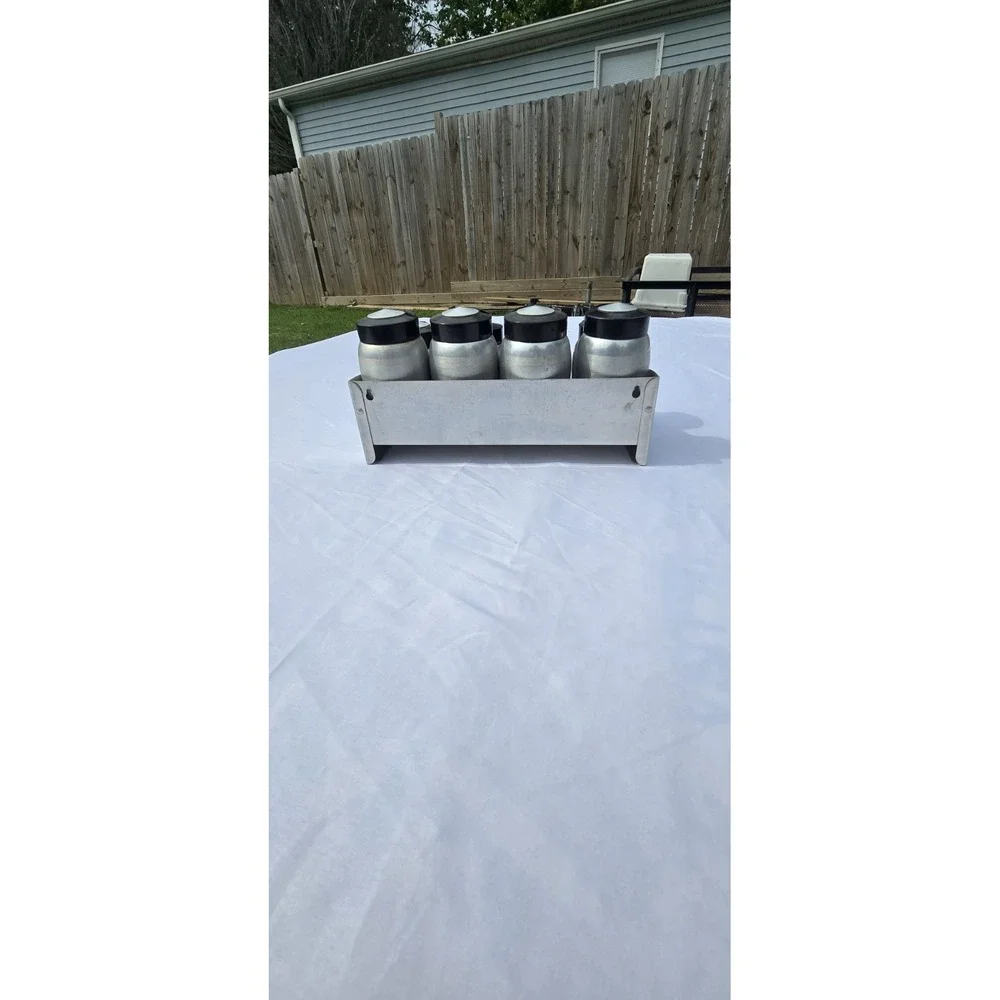 Aluminium Spice Rack set of 8 shakers by Kormex